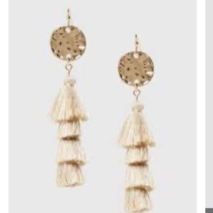 Tassel drop earrings